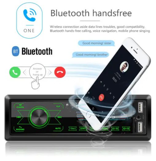 Авто радио MP3 Player BT FM Aux-in Receiver SD USB MP3 MMC WMA ISO Port