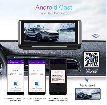 Универсална навигация + видеорегистратор ANDROID Wireless Carplay - Image 6