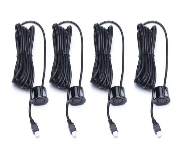 Парктроник, с четири черни сензора, LED дисплей, черен - Image 3