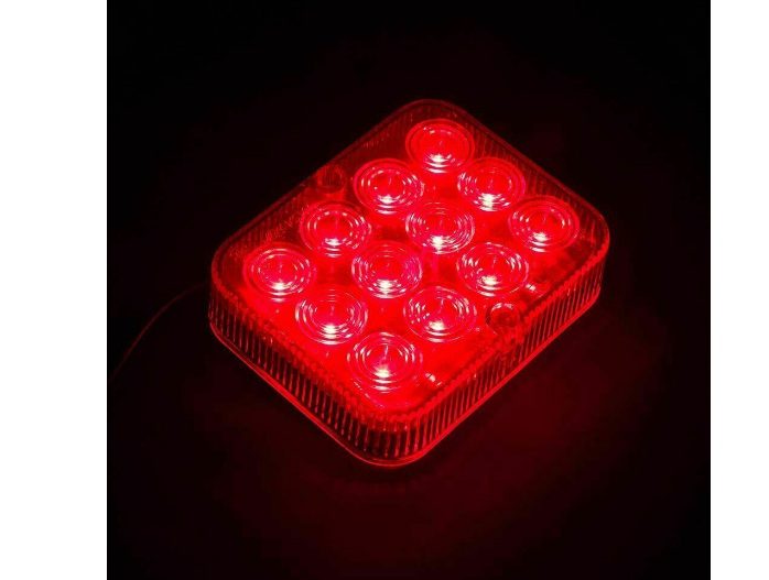 LED светодиодена спомагателна задна светлина за мъгла стоп червен подходящ за всякакви бусове каравани ремаркета и полуремаркета на 12V, E11 - Image 4