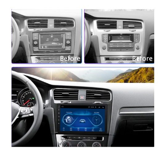Мултимедия за VOLKSWAGEN GOLF VII 2013–2020 - 10´´ СИВА - Image 2
