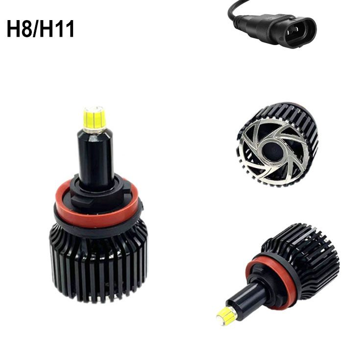 360 CREE LED диодни лед крушки H8/H11, подходящи и за лупи - Image 3
