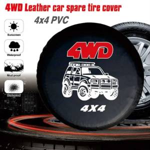 Калъф за резервната гума на джип с надпис 4WD 4X4, 15 цола и 16 цола, 1 брой
