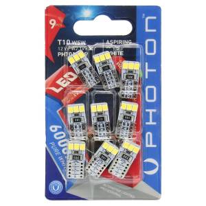 КРУШКИ T10 W5W CANBUS 10 SMD LED (9 бр блистер)