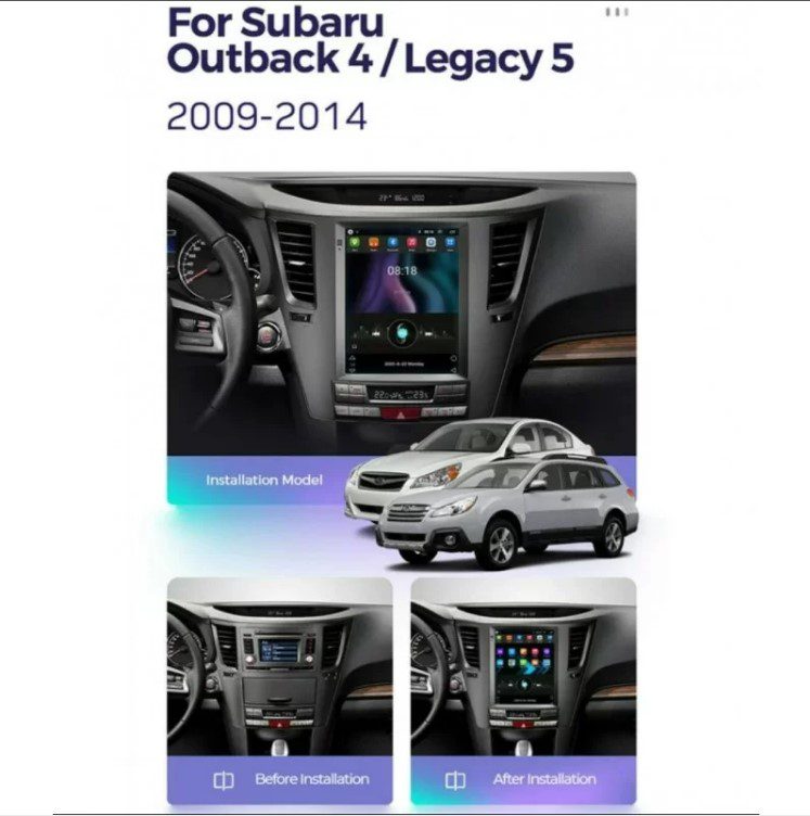 SUBARU OUTBACK, LEGACY 2009-2014 9.7" МУЛТИМЕДИЯ Android - Image 5