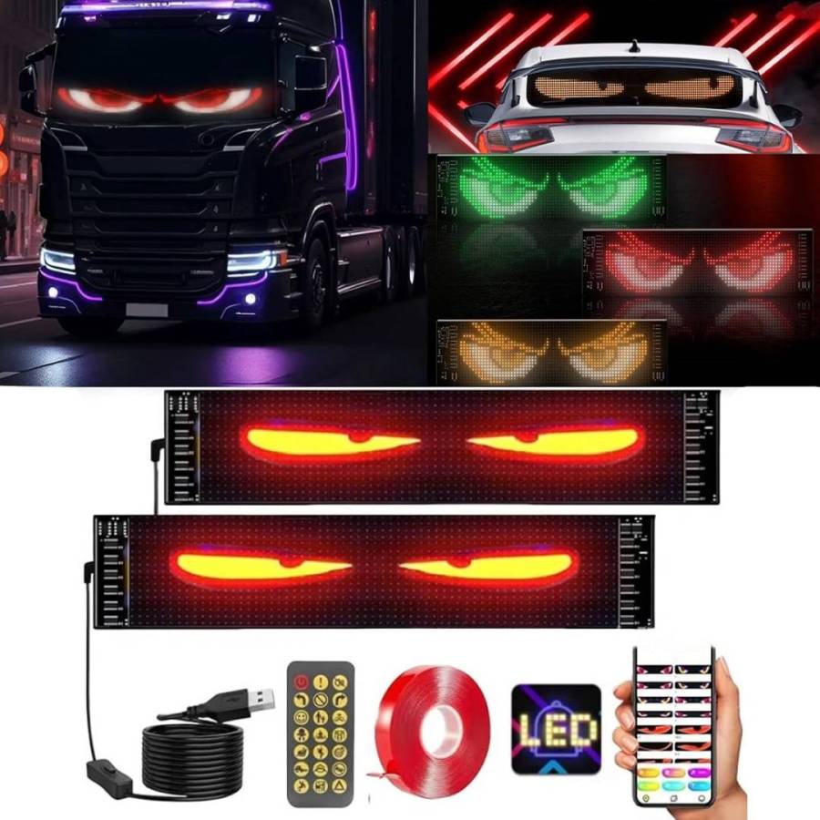 лед светещи очи за предно стъкло