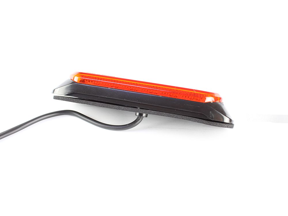 СТРАНИЧЕН ГАБАРИТ С МИГАЩА СВЕТЛИНА - 24 LED 12-24V / ЖЪЛТ/ ЧЕРВЕН / БЯЛ - Image 4