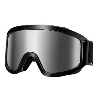 Спортни очила унисекс, студоустойчиви, антирефлексни, с дунапренени възглавнички, черни