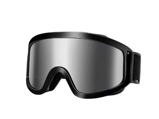 Спортни очила унисекс, студоустойчиви, антирефлексни, с дунапренени възглавнички, черни