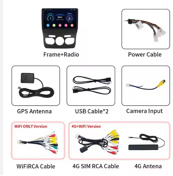 10 "МУЛТИМЕДИЯ С АНДРОИД ЗА Citroen C4 C4L 2013~2017 - Image 3