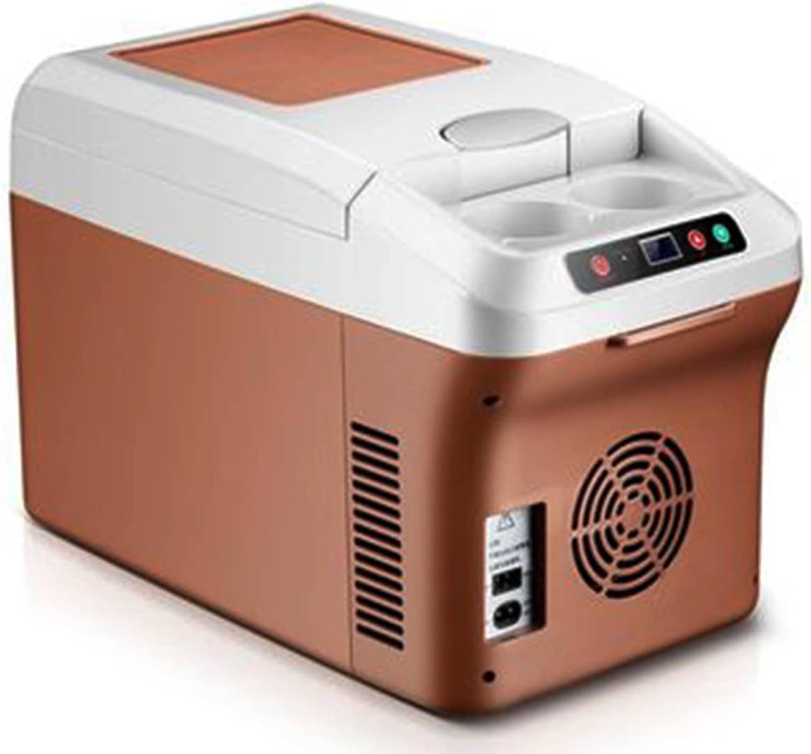 15L мини електрически охладител, 12V/24V хладилник за кола, преносим малък хладилник, охладител за кола, нагревател за напитки, вино, дома и пътуване, 220V