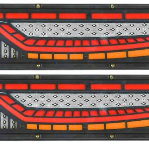 Стопове LED с бягащ мигач 24V к-т -46см