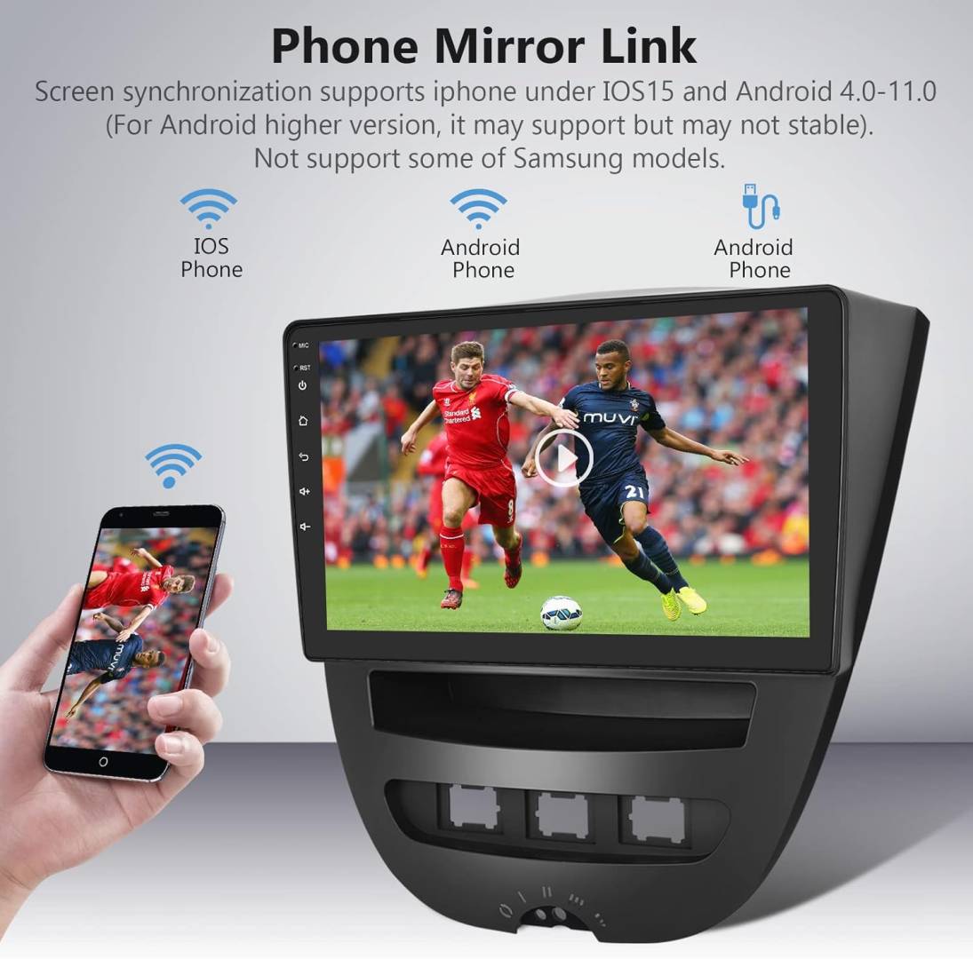 Peugeot 107/Citroen C1/Toyota Aygo НАВИГАЦИЯ 10´´ - Image 4