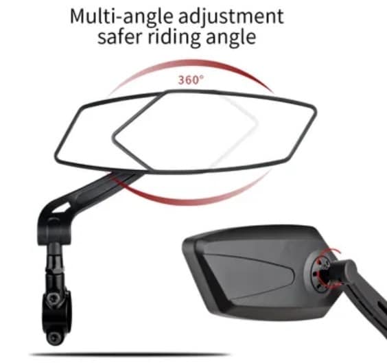 Огледала за МОТОЦИКЛЕТ 22-25mm -2бр к-т - Image 4