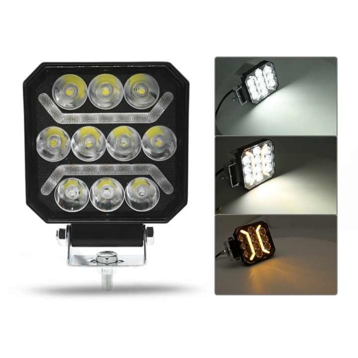 Диоден халоген LED бяла и жълта светлина габарит, 9-50V - Image 3