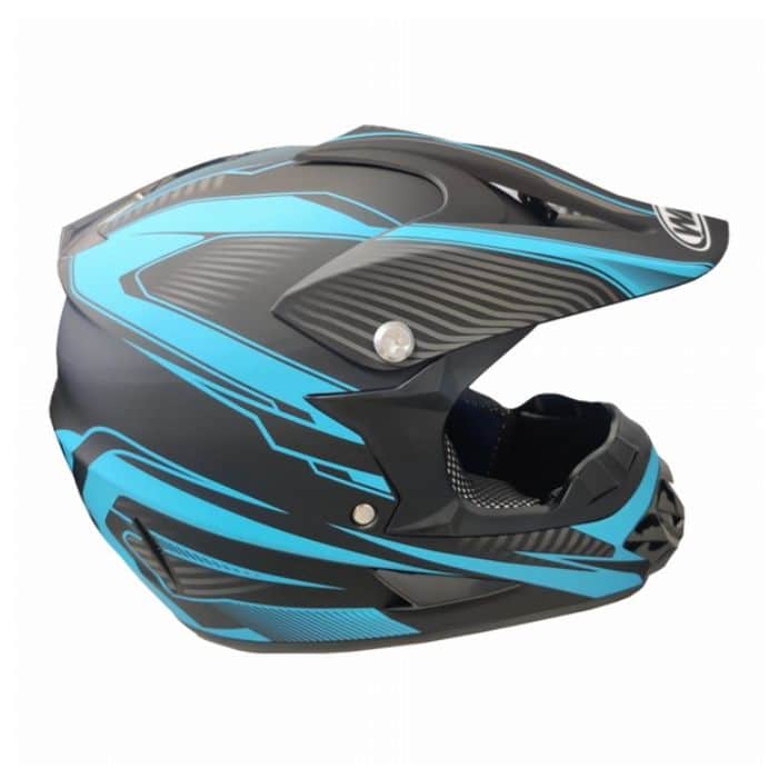 Детска Мотокрос Каска 125 - S - Black / Blue Argos - Image 4