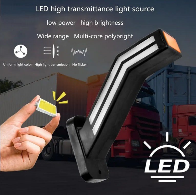LED габарит-рогче с бягаща светлина - Image 3