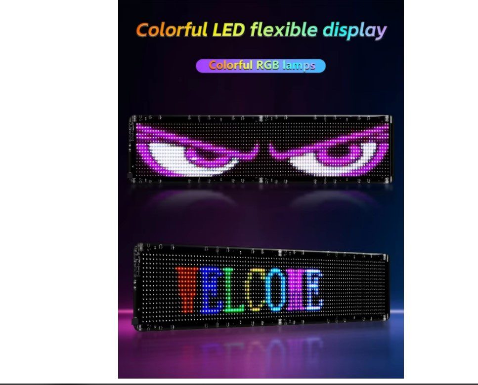 Светещи LED очи за предно стъкло, дяволски очи Devil Eyes 60/12см - Image 3