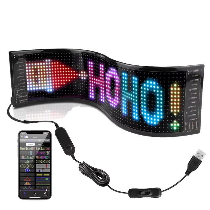 Светещи LED очи за предно стъкло, дяволски очи Devil Eyes 60/12см - Image 2