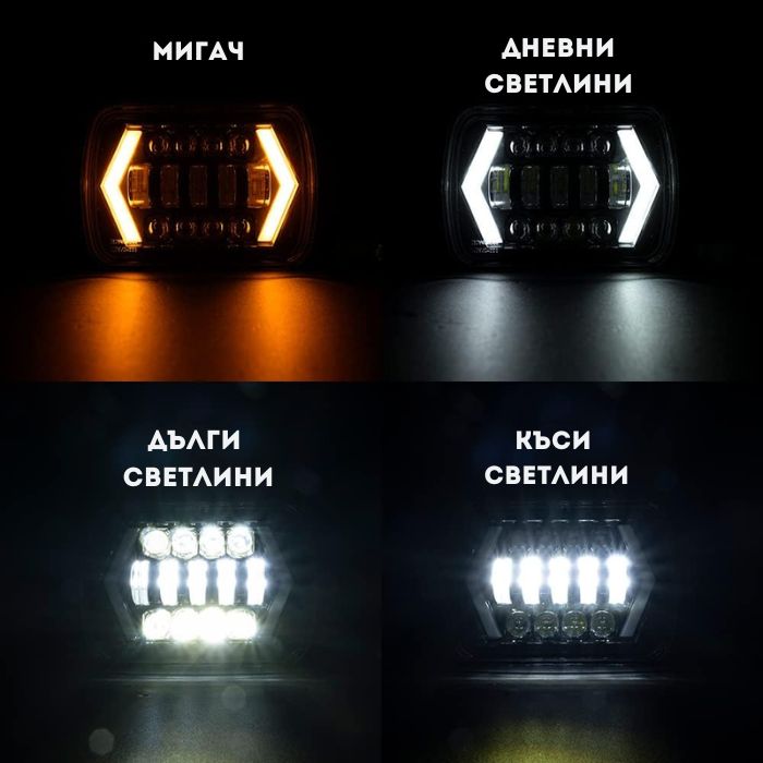 Диоден фар-дълги/къси/дневни светлини и мигач - Image 2