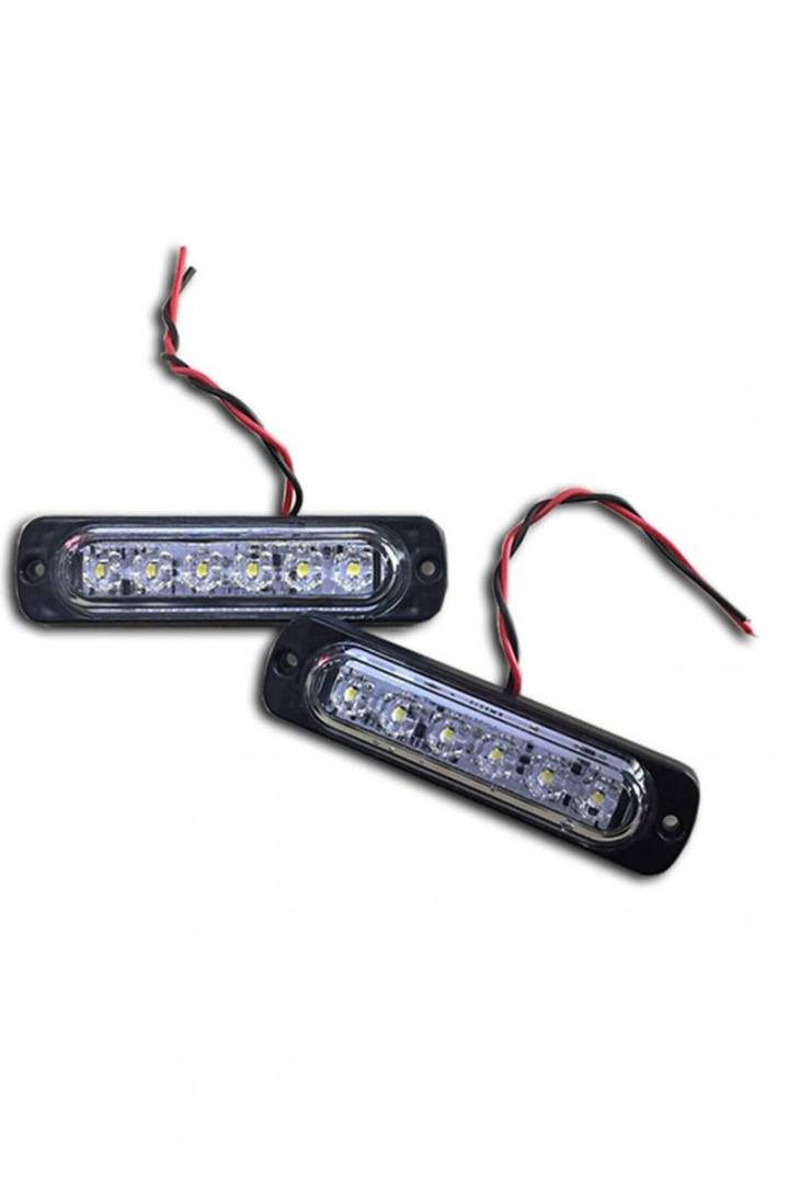 Габарит LED Бял 12-24V с 6 диода - Image 3