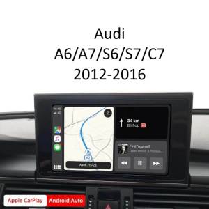 Wireless Apple CarPlay & Android Auto Интерфейс – Audi A6/A7/S6/S7/C7 2012-2016 - MMI3G+