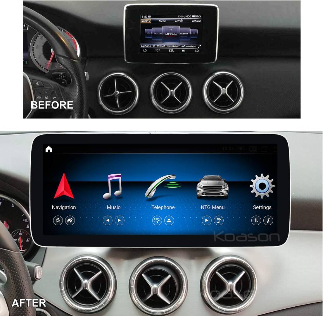Мултимедия за Mercedes GLA X156 / A-class W176 / G-class / CLA X117 2016-2018 - NTG5 - 12.3 "