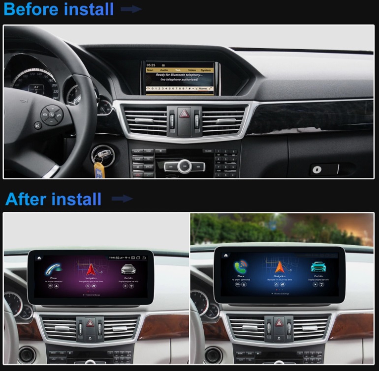 Мултимедия за Mercedes B-class W212 2008-2012 - NTG4 - 12.3"