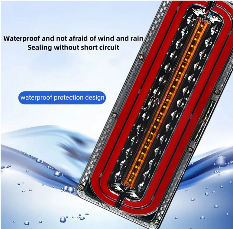 Стопове LED с Бягаща светлина 12/24V 46см комплект - Image 3