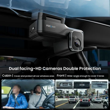 Видеорегистратор FocuWay L7 4G LTE – Двойна камера с GPS и Паркинг режим - Image 2