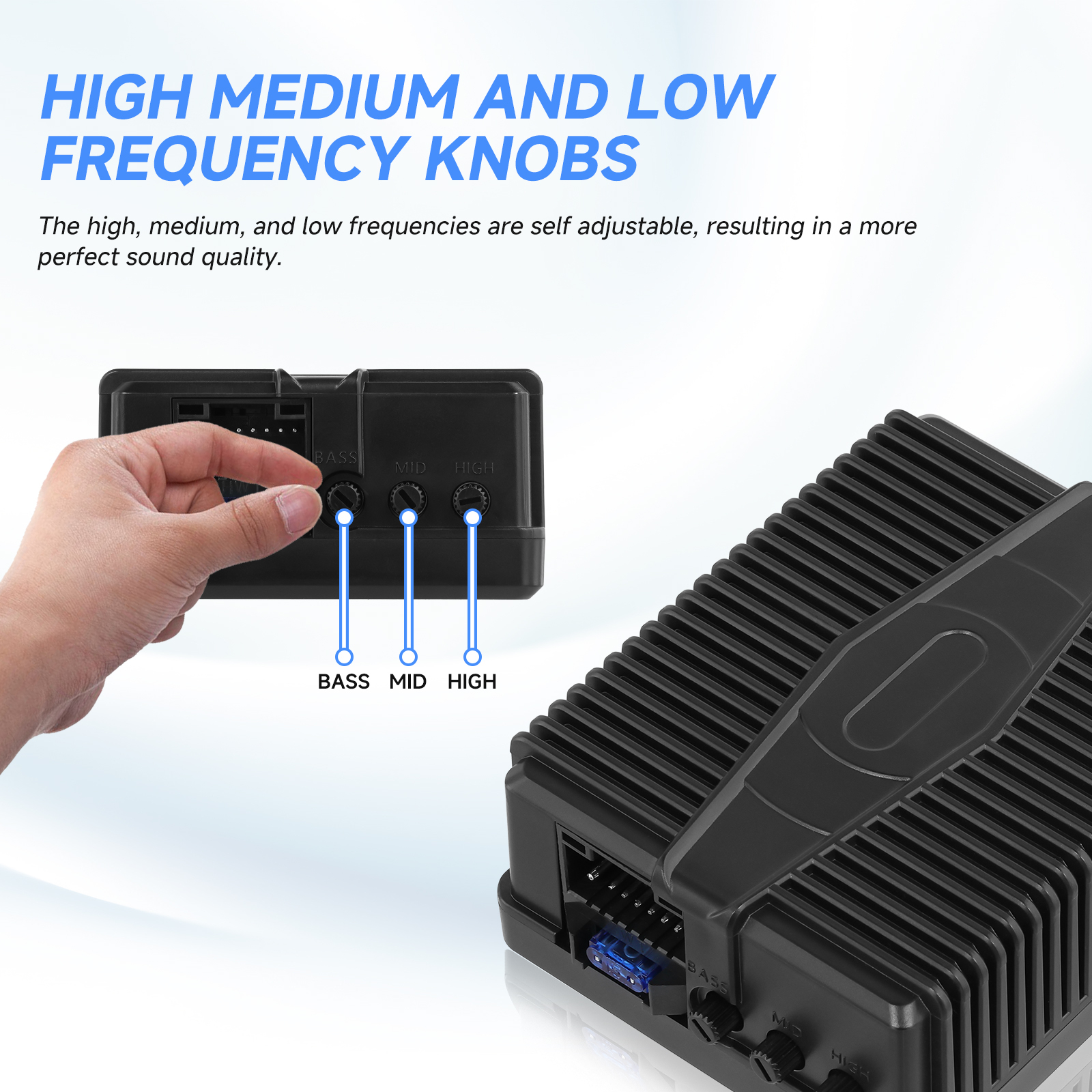 Универсален 4-Канален DSP 3.0 Аудио Усилвател за Автомобил (4x80W) с Plug & Play Монтаж - Image 2