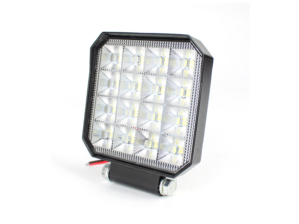 Квадратен LED Работен Халоген 16 LED (9-32V) 6000K - Image 3