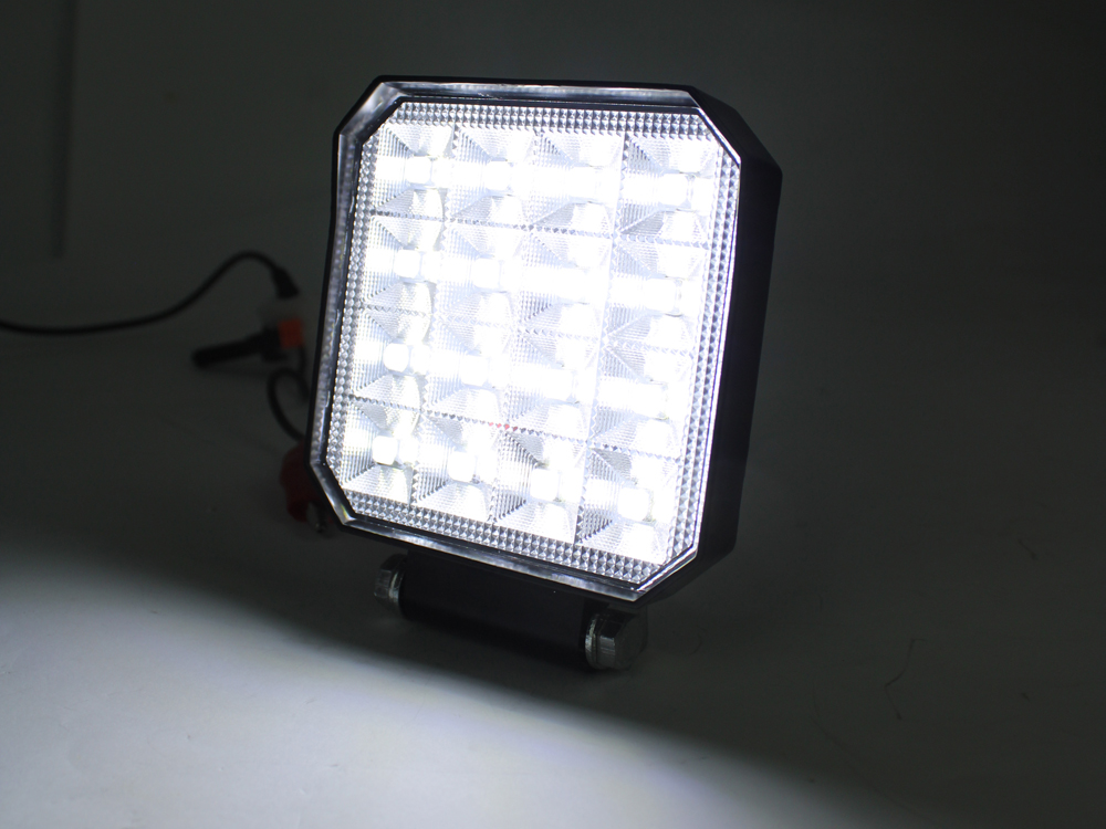 Квадратен LED Работен Халоген 16 LED (9-32V) 6000K - Image 4